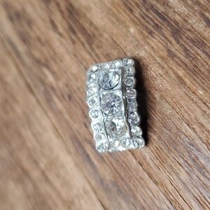 P204 crystal bar Hollywood glam pendant